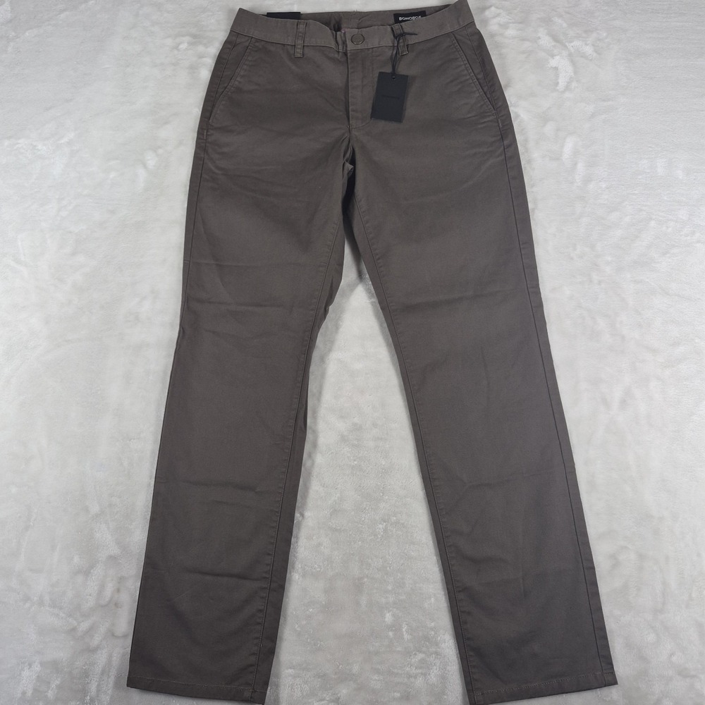 Bonobos Stretch Washed Chino Pants Men's 29x30 Brown Slim Fit Casual Comfort NWT